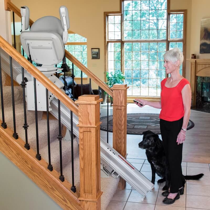woman-calling-stairlift