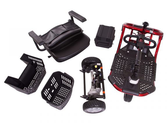 assembly components of portable scooter