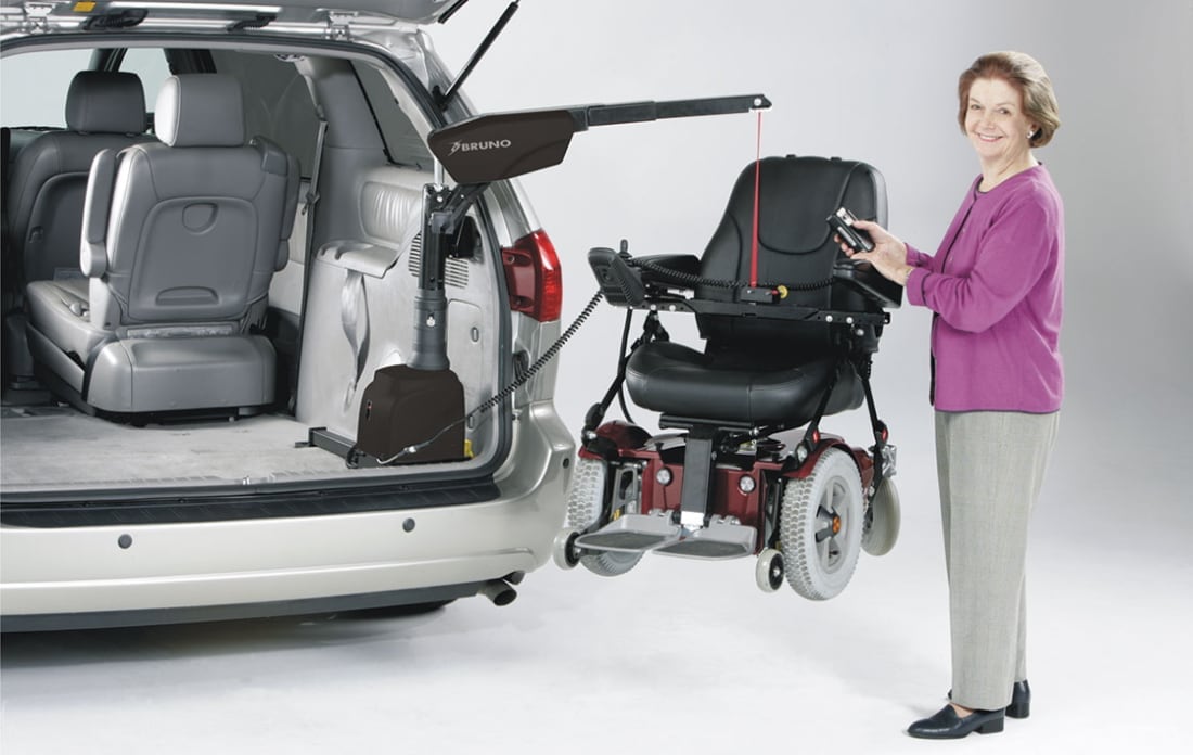 wheelchair lift on vehicle