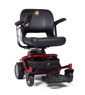 Power wheelchair for easy transport