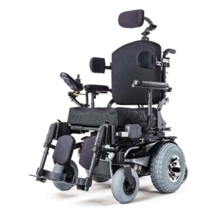 High end rehab power wheelchair