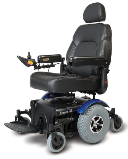 spyder model of power wheelchair